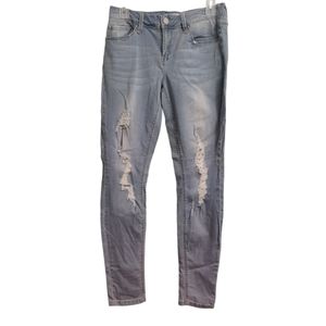 YMI Distressed Skinny Jeans Size 11 Juniors